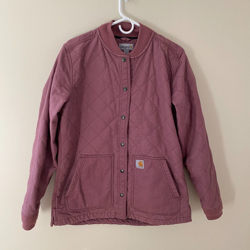 Carhartt Canvas Snap Front Jacket sz M